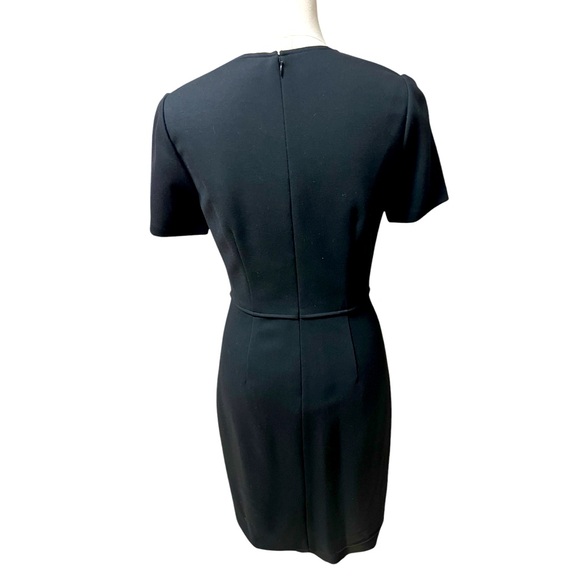 Elie Tahari little black dress size 4 but fits 6. newer side zip black elegant - Picture 2 of 8